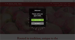 Desktop Screenshot of farfromthetreecider.com